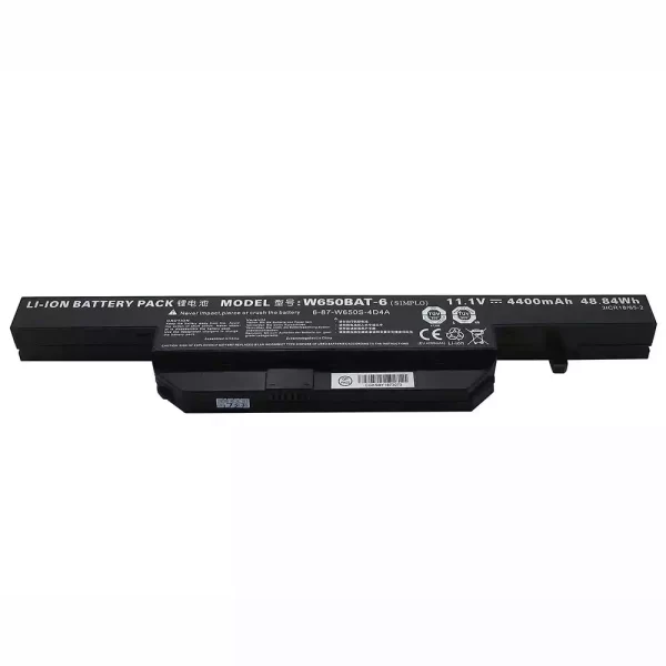 Акумулятор для ноутбука CLEVO  6-87-W650S-4E7, 6-87-W650S-4D4A2, 6-87-W650S-4E72, 6-87-W650S-4D7A2 - Зображення 4
