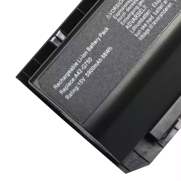 Акумулятор для ноутбука ASUS A42-G750 - Зображення 3