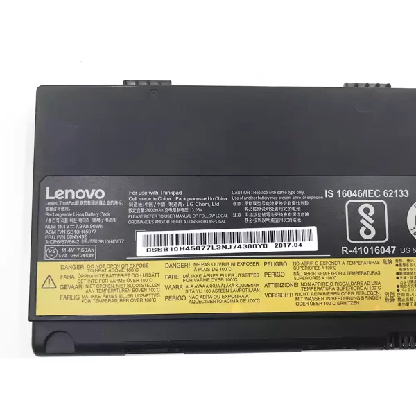 Акумулятор для ноутбука LENOVO ThinkPad P50 - Зображення 3