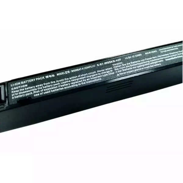 Акумулятор для ноутбука CLEVO 6-87-W95KS-42F2 - Зображення 3