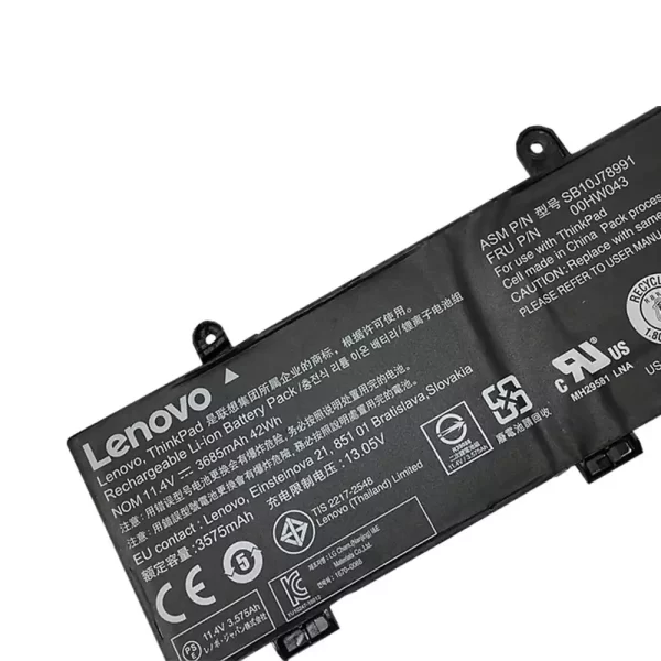 Акумулятор для ноутбука LENOVO Thinkpad Yoga 11e 3rd gen - Зображення 3