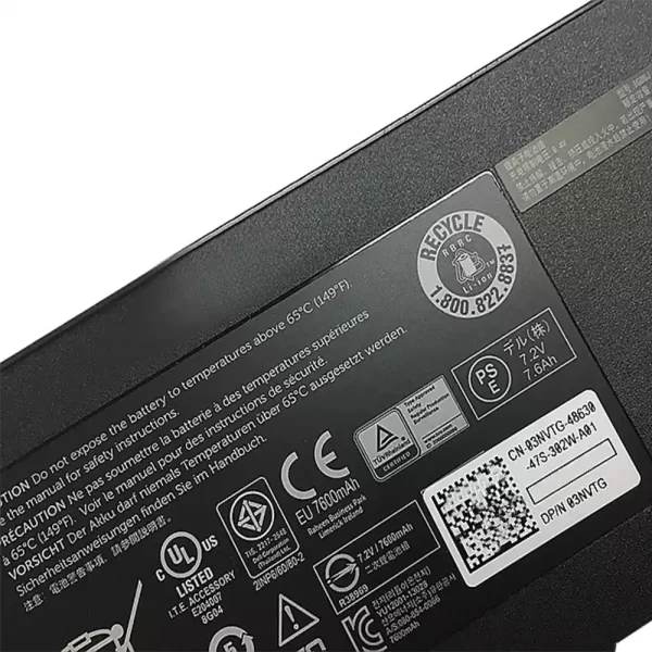 Акумулятор для ноутбука DELL 8G8GJ - Зображення 4