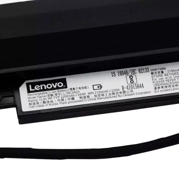 Акумулятор для ноутбука LENOVO L15C3A03 - Зображення 3