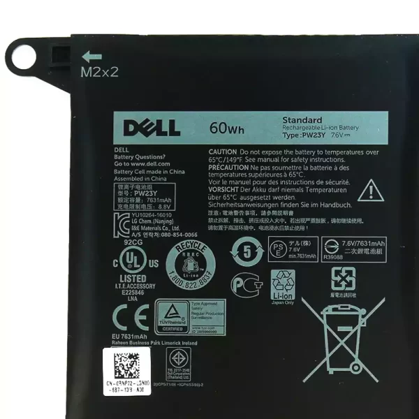 Акумулятор для ноутбука DELL PW23Y - Зображення 3