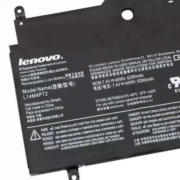 Акумулятор для ноутбука LENOVO Yoga 700-14ISK - Зображення 3