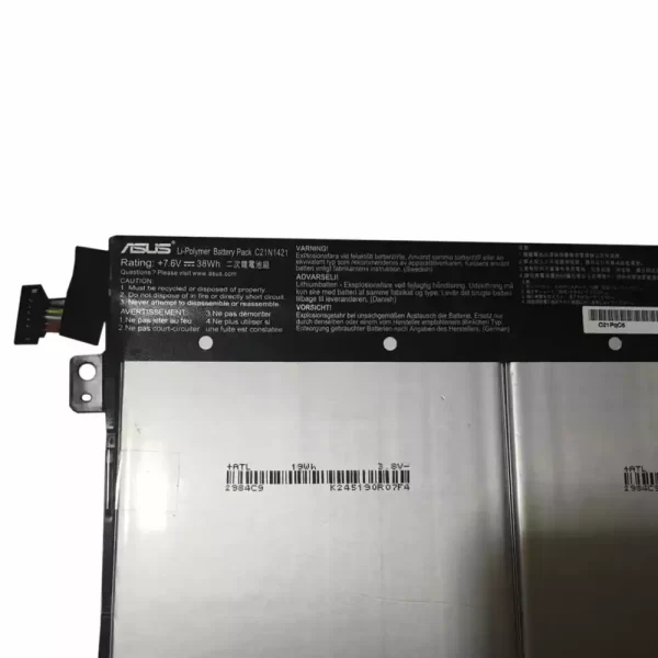 Акумулятор для ноутбука ASUS C21N1421 - Зображення 3