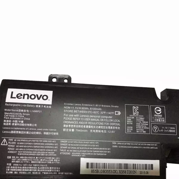 Акумулятор для ноутбука LENOVO L14M6P21 - Зображення 3