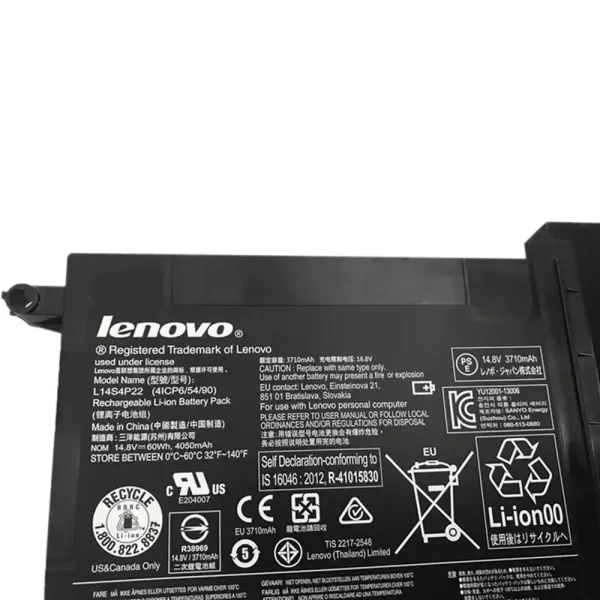 Акумулятор для ноутбука LENOVO L14S4P22 - Зображення 2