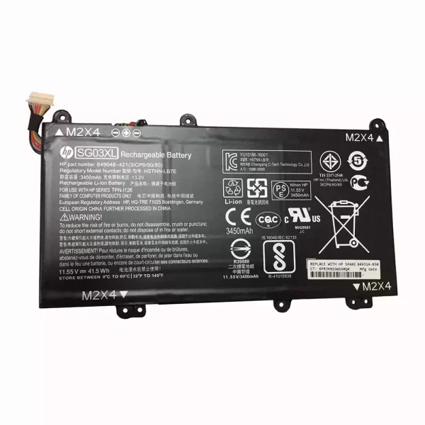 Акумулятор для ноутбука HP SG03XL