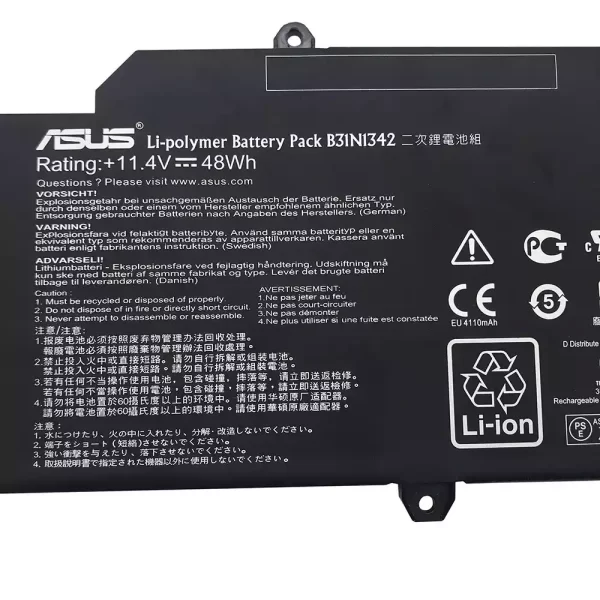 Акумулятор для ноутбука ASUS B31N1342 - Зображення 3