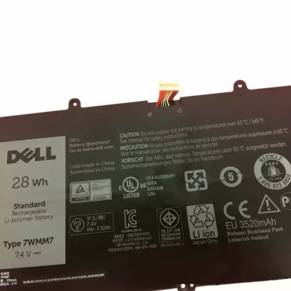 Акумулятор для ноутбука DELL 7WMM7 - Зображення 3