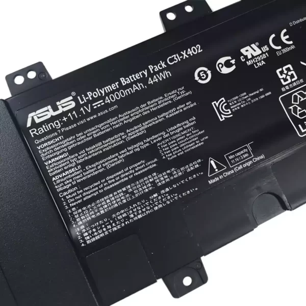 Акумулятор для ноутбука ASUS C31-X402 - Зображення 3