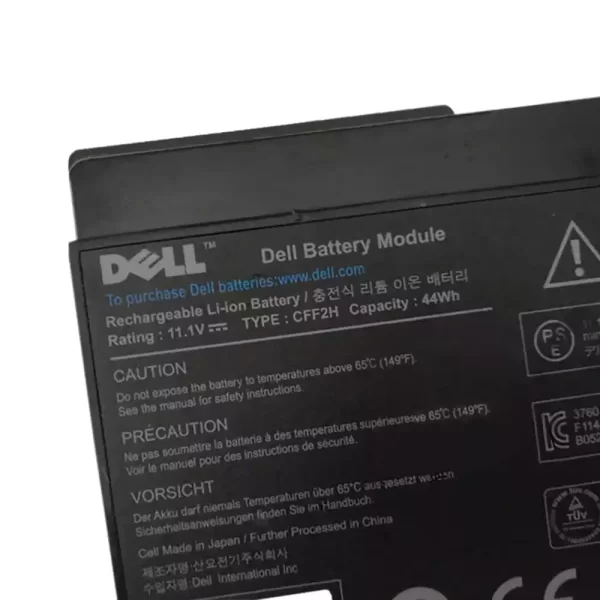 Акумулятор для ноутбука DELL CFF2H - Зображення 3