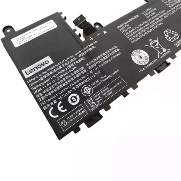 Акумулятор для ноутбука Lenovo L17L3P54,01AV486,SB10K97630 - Зображення 3