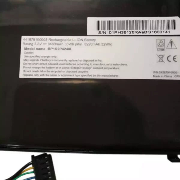 Акумулятор для ноутбука Getac BP1S2P4240L,441879100003 - Зображення 2