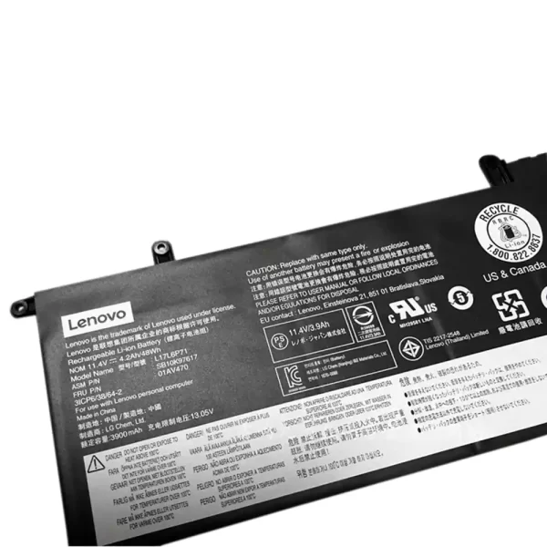 Акумулятор для ноутбука LENOVO ThinkPad X280 - Зображення 3