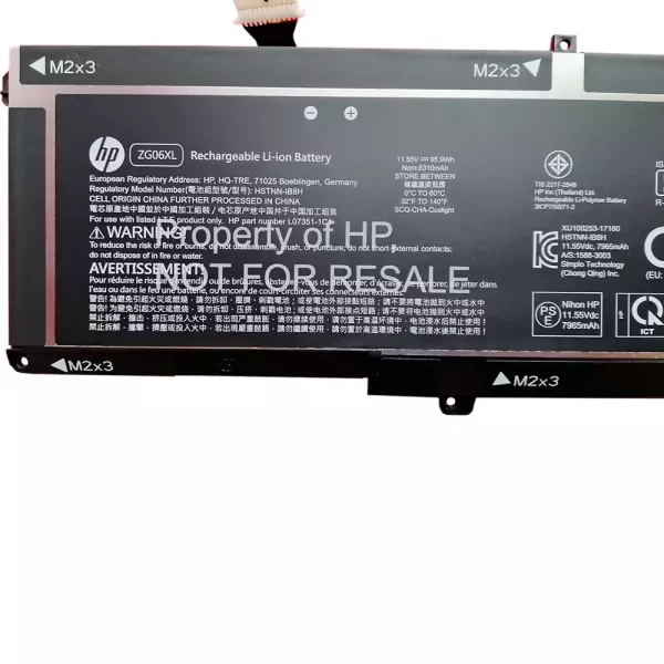 Акумулятор для ноутбука HP ZBook Studio G5,ZBook Studio x360 G5 - Зображення 3