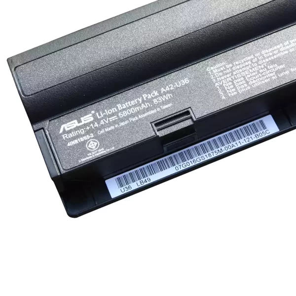 Акумулятор для ноутбука ASUS A42-U36,A41-U36,A32-U36 - Зображення 3