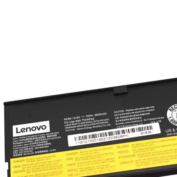 Акумулятор для ноутбука LENOVO SB10K97584 - Зображення 3