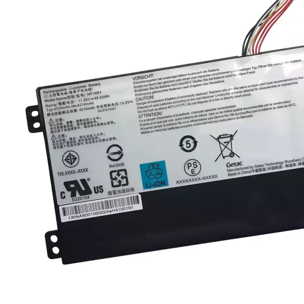 Акумулятор для ноутбука GETAC NP14N1 - Зображення 3