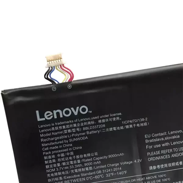 Акумулятор для ноутбука LENOVO IdeaPad Miix 320-10ICR,Miix 325-10ICR - Зображення 3