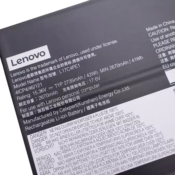 Акумулятор для ноутбука LENOVO Yoga S730,Yoga S730-13IWL - Зображення 3