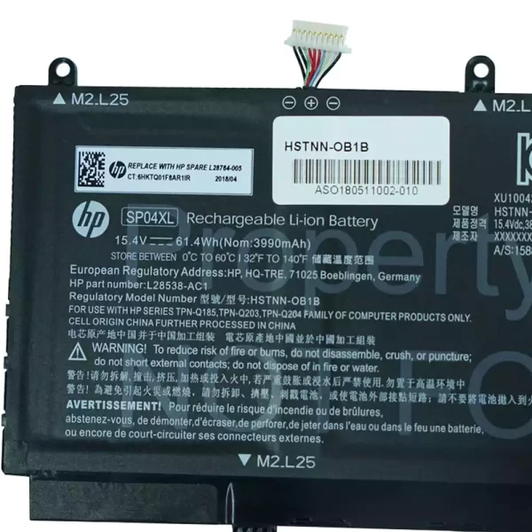 Акумулятор для ноутбука HP SP04XL - Зображення 3
