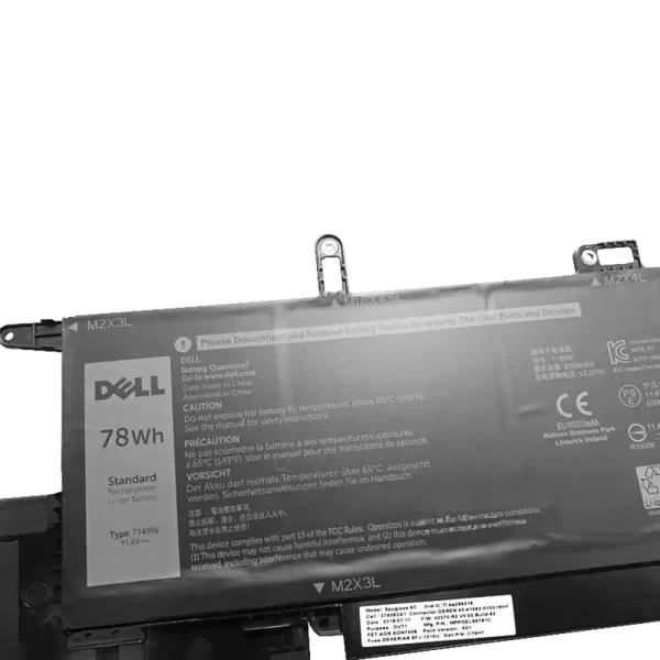 Акумулятор для ноутбука DELL 7146W - Зображення 2