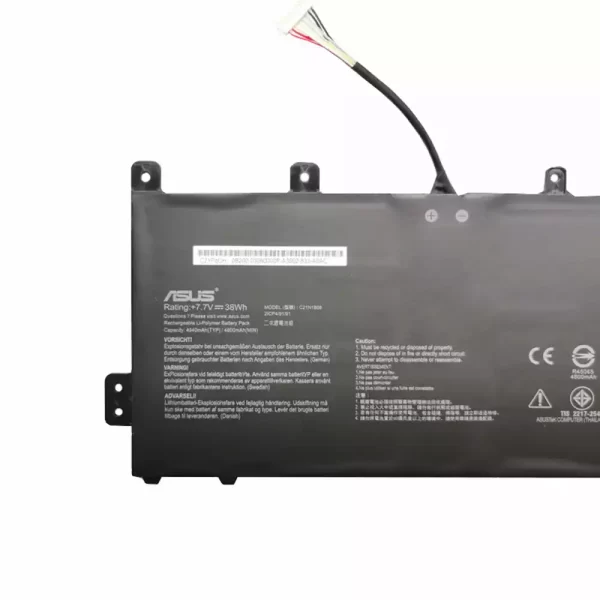 Акумулятор для ноутбука ASUS C21N1808 - Зображення 3