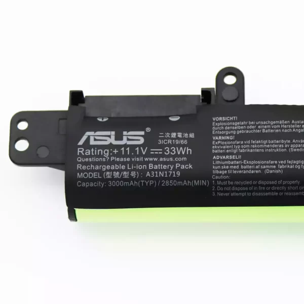 Акумулятор для ноутбука ASUS A31N1719 - Зображення 3