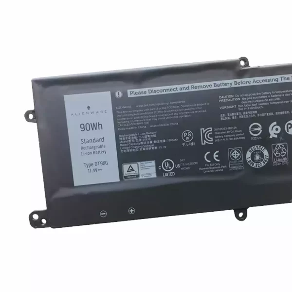 Акумулятор для ноутбука DELL Alienware Area,Alienware Area-51m,ALWA51M,07PWXV - Зображення 3
