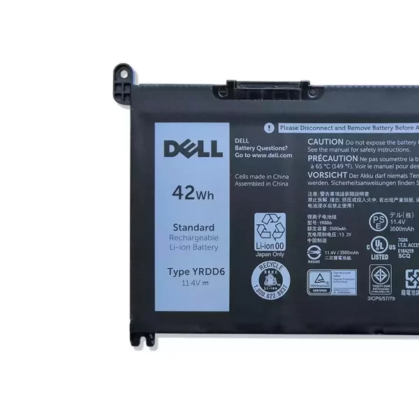 Акумулятор для ноутбука DELL Inspiron 14 3400 5488 5480 5482 5485 5493 5584 5593 - Зображення 3