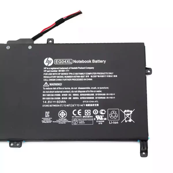 Акумулятор для ноутбука HP TPN-C103,TPN-C108 - Зображення 3