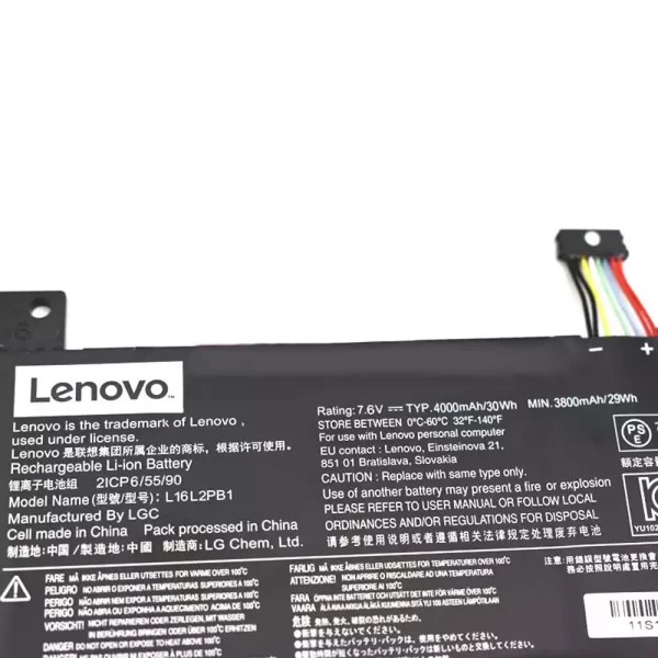 Акумулятор для ноутбука LENOVO L16L2PB1,L16C2PB2 - Зображення 3