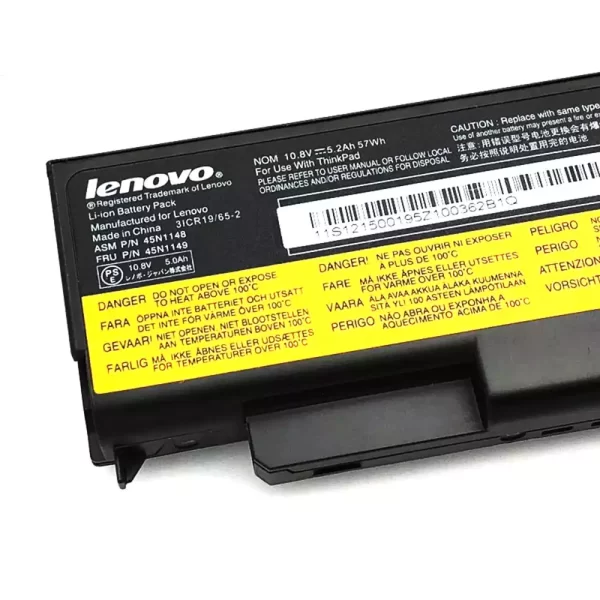 Акумулятор для ноутбука LENOVO 45N1148,45N1149 - Зображення 3