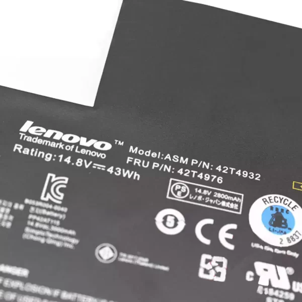Акумулятор для ноутбука Lenovo ThinkPad E220S S220 - Зображення 3