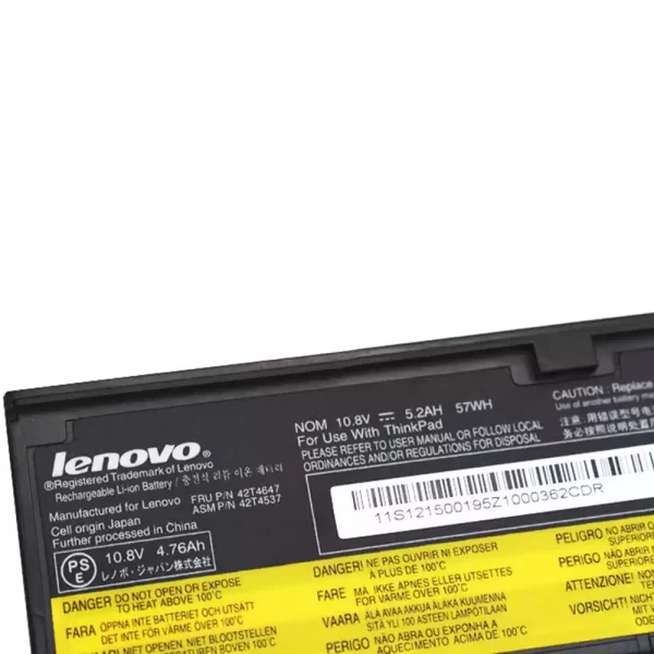 Акумулятор для ноутбука Lenovo ThinkPad X200 X200S X201 X201I X201S - Зображення 3