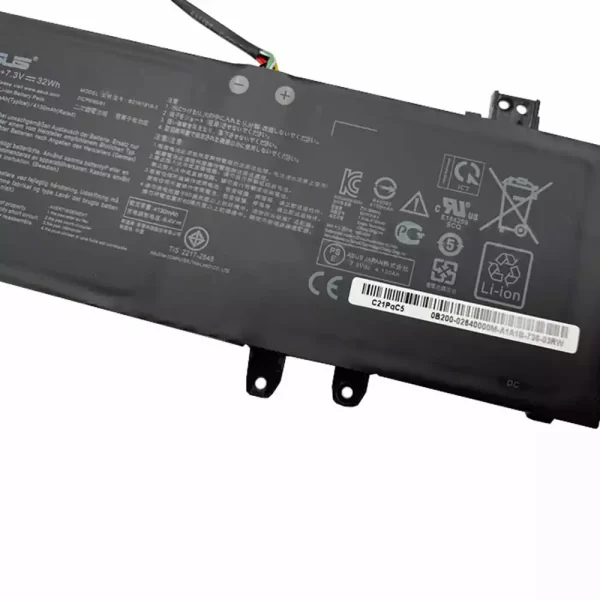 Акумулятор для ноутбука ASUS B21N1818-3 2ICP6/60/81 - Зображення 4