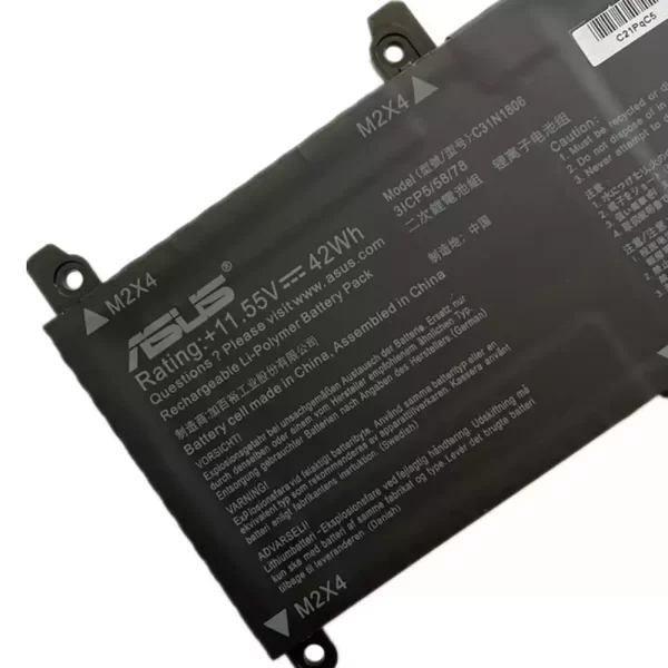 Акумулятор для ноутбука ASUS C31N1806 - Зображення 3