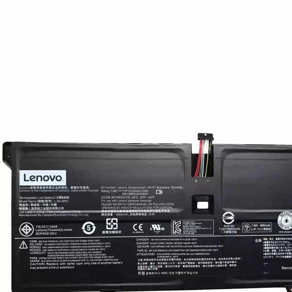 Акумулятор для ноутбука LENOVO Yoga 6 Pro-13IKB - Зображення 3
