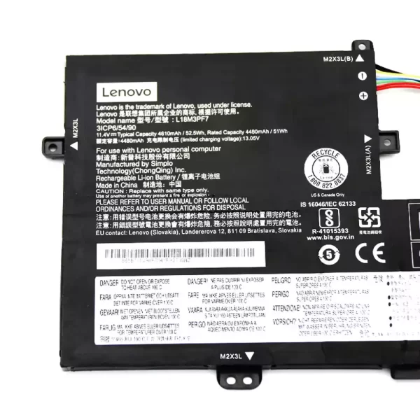 Акумулятор для ноутбука Lenovo Xiaoxin 14 15 2019 - Зображення 3