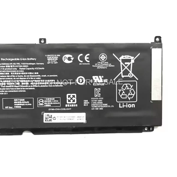 Акумулятор для ноутбука HP Spectre X360 15-ap063nr,Spectre x360 15t-ap000,Spectre x360 15t-ap000 - Зображення 4