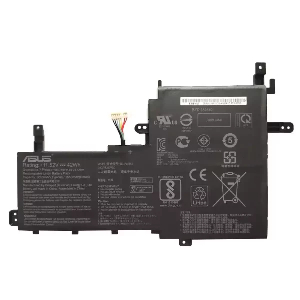 Акумулятор для ноутбука ASUS B31N1842