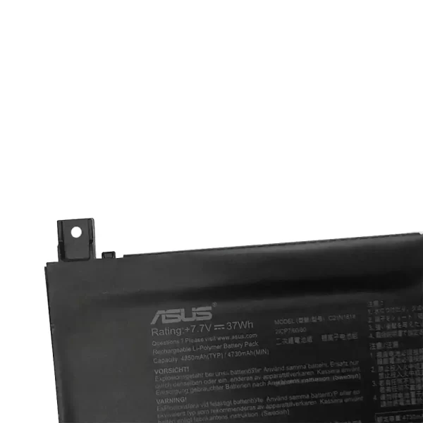 Акумулятор для ноутбука ASUS C21N1818 - Зображення 3