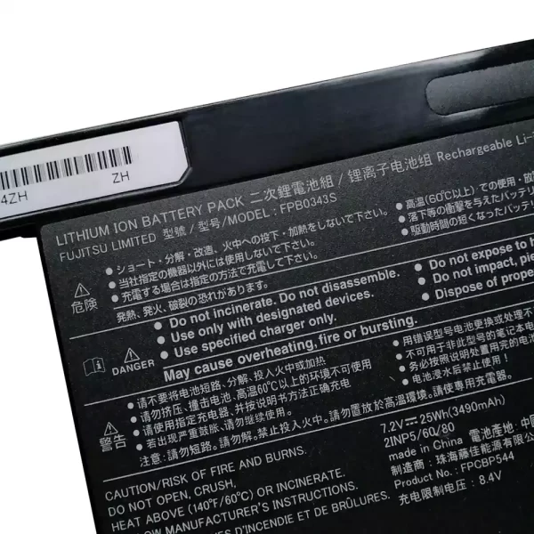 Акумулятор для ноутбука FUJITSU FPB0343S,CP777632-01,FPCBP544 - Зображення 3