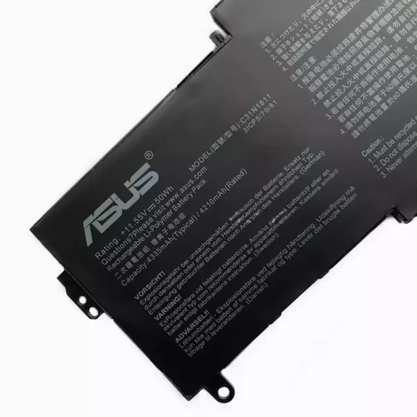 Акумулятор для ноутбука ASUS C31N1811 - Зображення 3
