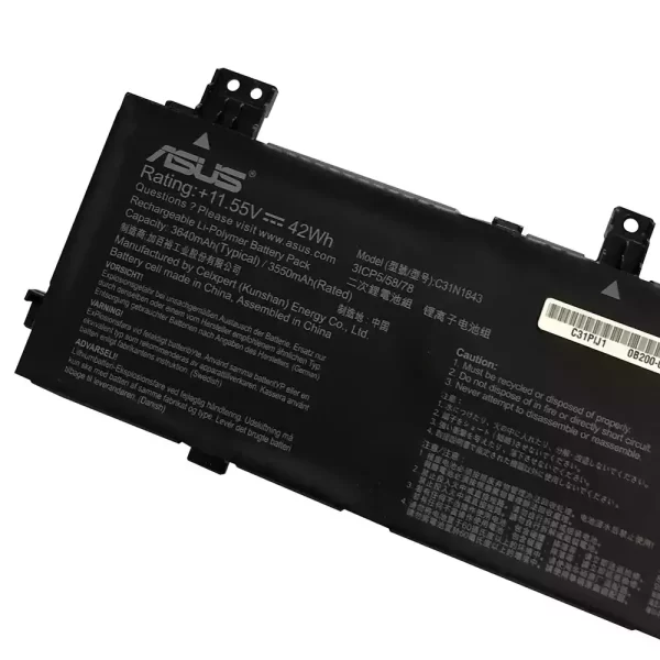 Акумулятор для ноутбука ASUS C31N1843 - Зображення 3