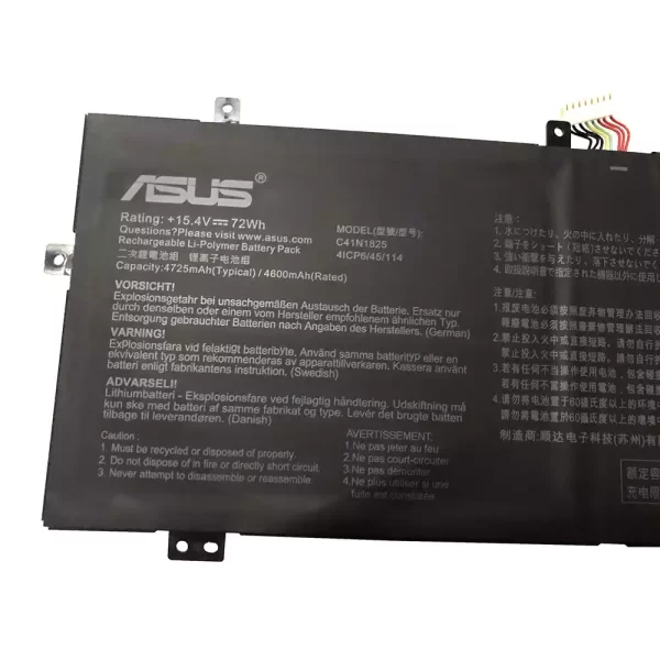 Акумулятор для ноутбука ASUS C41N1825 - Зображення 3
