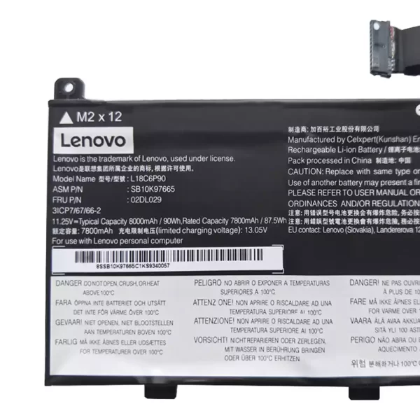 Акумулятор для ноутбука LENOVO ThinkPad P53 - Зображення 3
