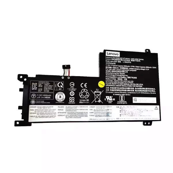 Акумулятор для ноутбука LENOVO L19L3PF2 L19M3PF6